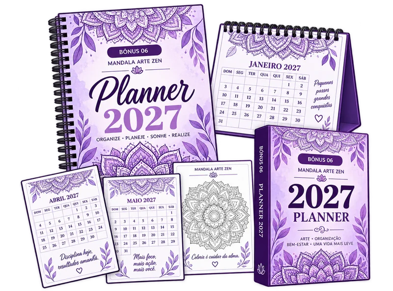 Mockup do bónus 6 — Planner 2027